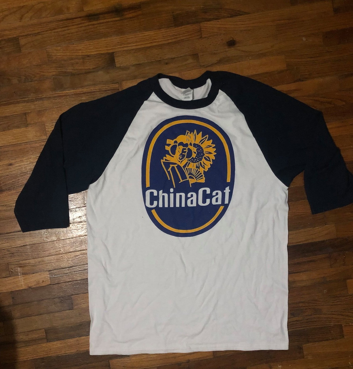 China Cat Sunflower Grateful Dead Inspired Baseball style shirt