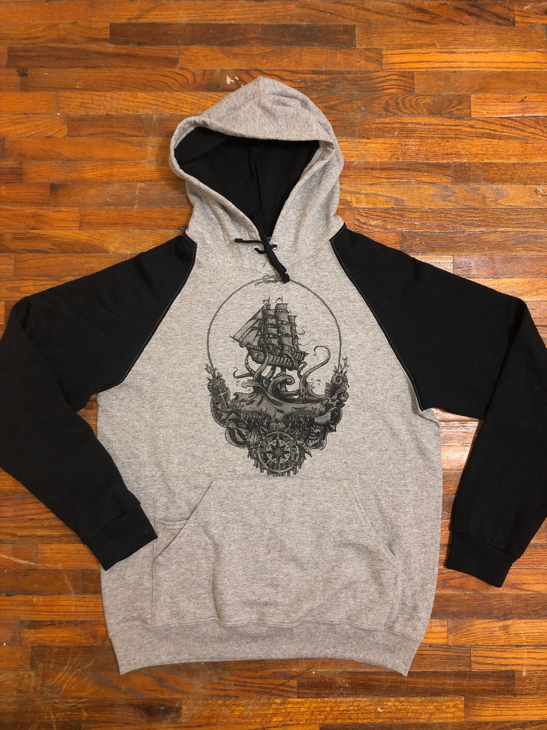 Lost Sailor black hoodie - Shakedown Designs