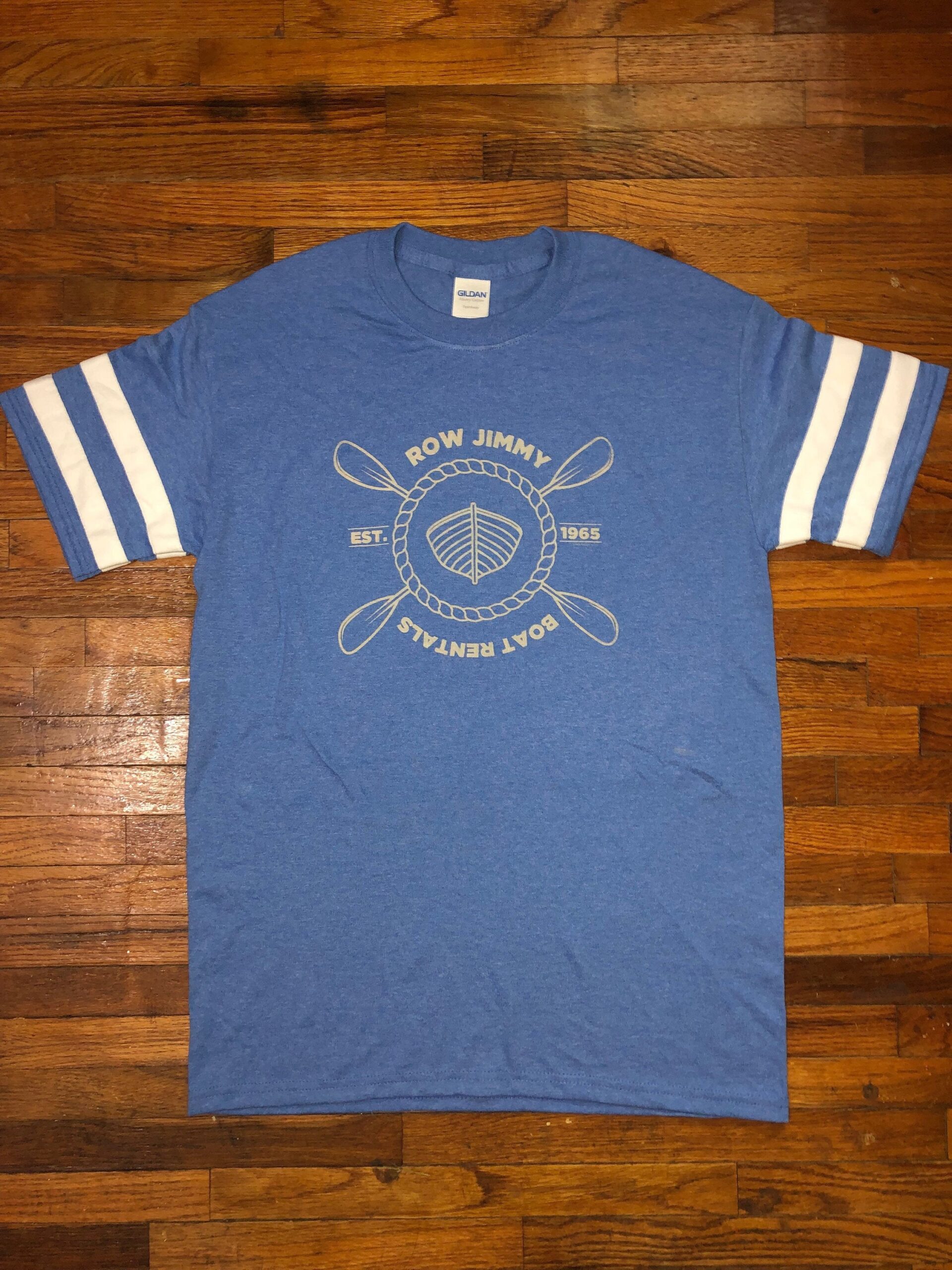 Row Jimmy Limited Edition triblend varsity t-shirt - Shakedown Designs