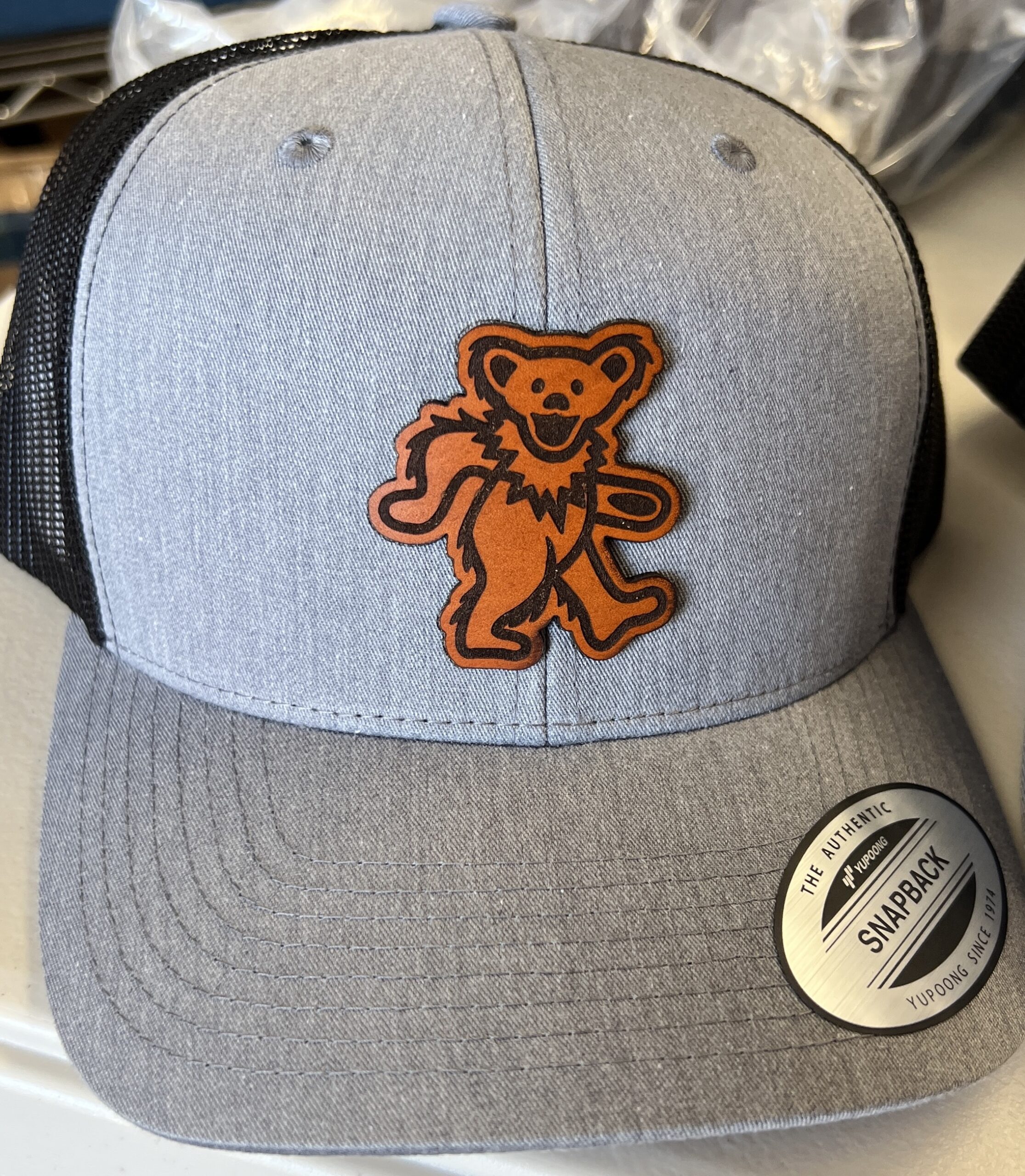 Over Worked And Underlaid Patch on Retro Trucker Patch Hat By Snapback –  Bear Life Outfitters